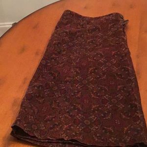 Corduroy skirt